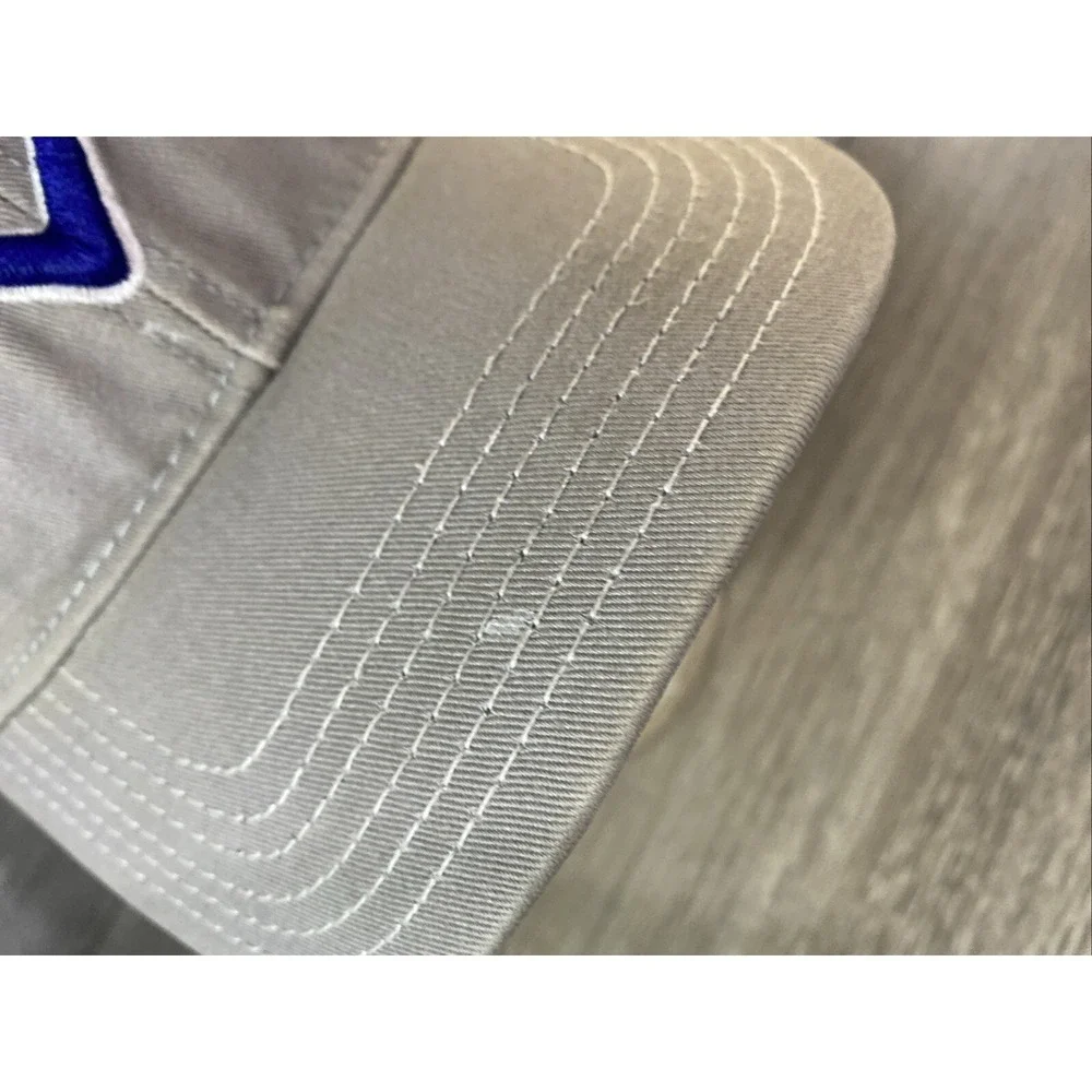 Callaway Golf Hat Mens Gray Blue Embroidered‎ Logo Adjustable Strapback Cap (BD)